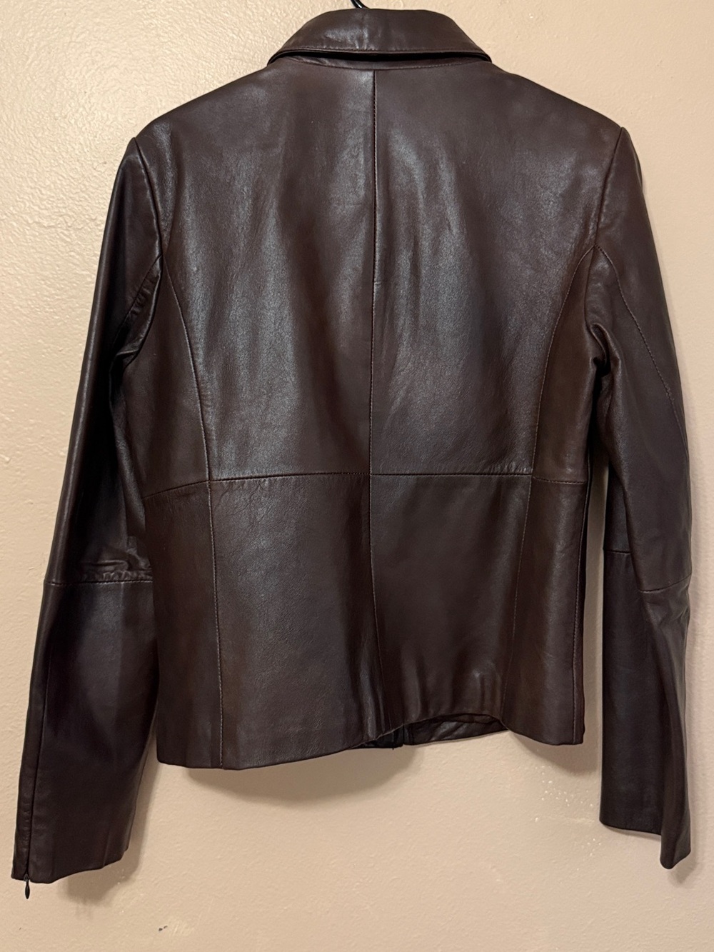 Vintage Late 90s Wilson’s Leather Maxima Brown Full-Zip Jacket - L - Picture 6 of 13